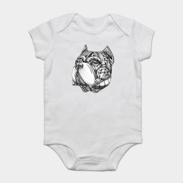 Ornate American Bully Baby Bodysuit by Psydrian